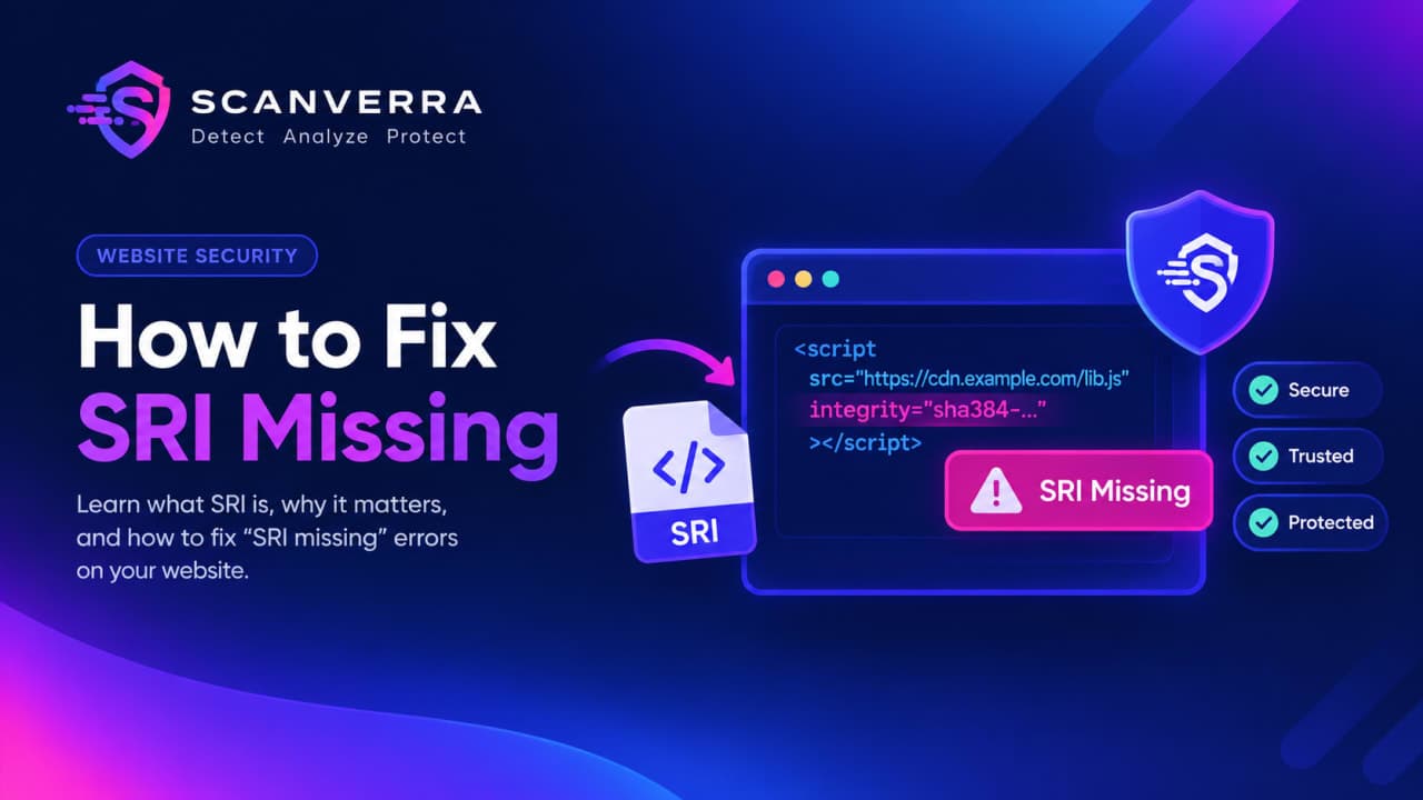 Featured image for "How to Fix Missing Subresource Integrity (SRI)"