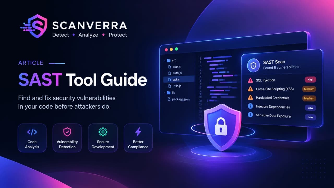 Featured image for "SAST Tool Guide: How Static Application Security Testing Finds Vulnerabilities in Your Code"