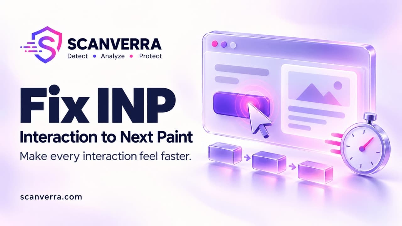 Featured image for "How to Fix INP (Interaction to Next Paint)"